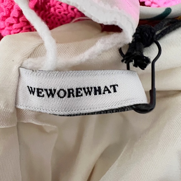 NEW We Wore What Ruched Cup Sunflower Floral Print One Piece Bathing Swimsuit S - Picture 3 of 4